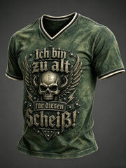 Herren-Ich-bin-zu-alt-für-diesen-Scheiß-Witz-T-Shirt