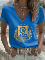 Frauen-T-Shirt für Bierliebhaber mit kurzen Ärmeln