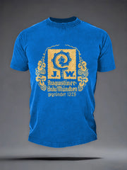Herren-Bierliebhaber-T-Shirt mit kurzen Ärmeln