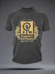 Herren-Bierliebhaber-T-Shirt mit kurzen Ärmeln
