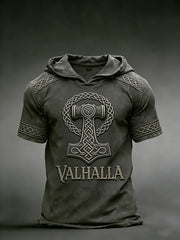 Herren-Viking-Hoodie-T-Shirt