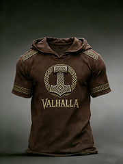 Herren-Viking-Hoodie-T-Shirt