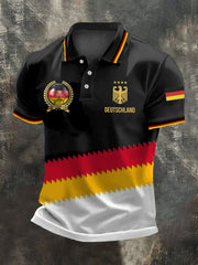 Herren-Deutschland-2026-Fußballteam-Unterstützer-Print-Shirt