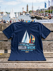 Herren Kieler Woche Print Freizeit-T-Shirt