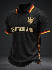 Herren-Fußball-Shirt mit Deutschland-Print