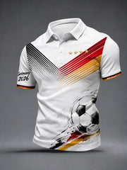 Herren-Fußballfan-Shirt mit Grafik aus Deutschland