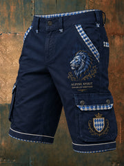 Herren Shorts mit deutschem bayerischem Löwen druck