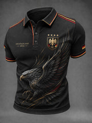Herren-Fußballshirt mit Deutschland-Druck