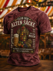 Herren-T-Shirt mit lustigem Slogan zum Cannstatter Volksfest