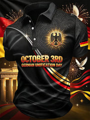 Herren-Tag der Deutschen Einheit-Print-Shirt
