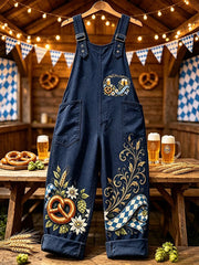 Lässiger Jumpsuit im Oktoberfest-Stil für Damen