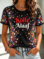 Damen-T-Shirt mit Kölner Karneval-Print