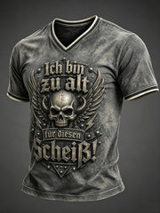 Herren-Ich-bin-zu-alt-für-diesen-Scheiß-Witz-T-Shirt