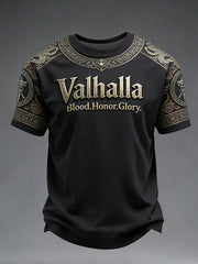 Bedrucktes Herren T-Shirt im Viking-Stil