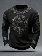 Herren Sweatshirt im Viking-Stil Val halla Crew Neck