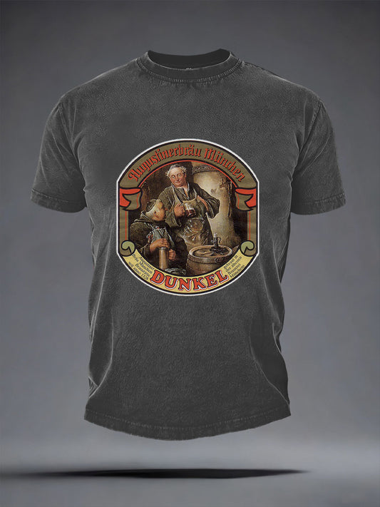 Herren Bier Liebhaber kurze Ärmel T-Shirt