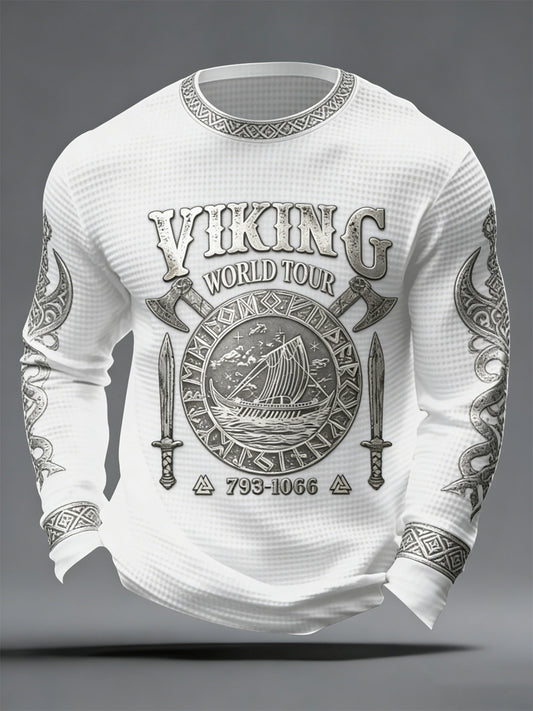 Herren Waffel-Top im Viking-Stil