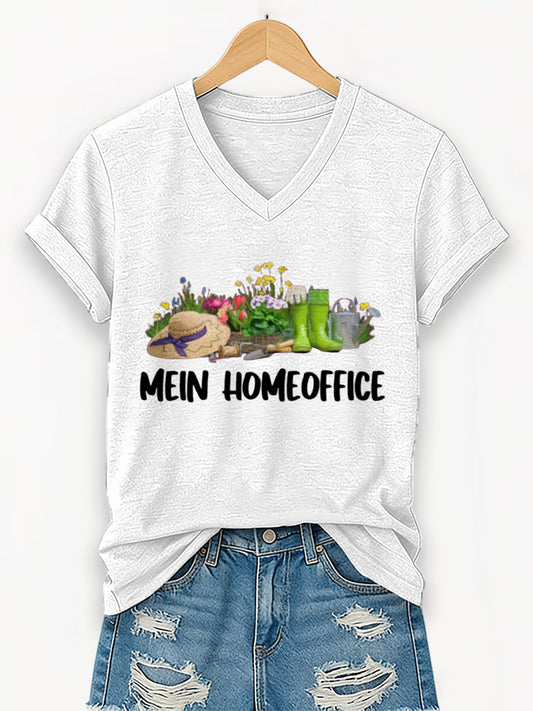 Damen Garten kurze Ärmel T-Shirt
