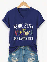 Damen-Garten-T-Shirt mit kurzen Ärmeln