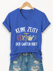 Damen-Garten-T-Shirt mit kurzen Ärmeln