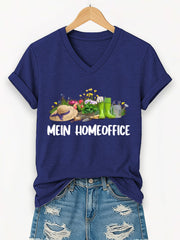 Damen Garten kurze Ärmel T-Shirt