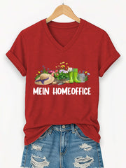 Damen Garten kurze Ärmel T-Shirt