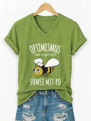 Lustiges Kurzarm-T-Shirt für Frauen