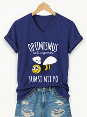 Lustiges Kurzarm-T-Shirt für Frauen