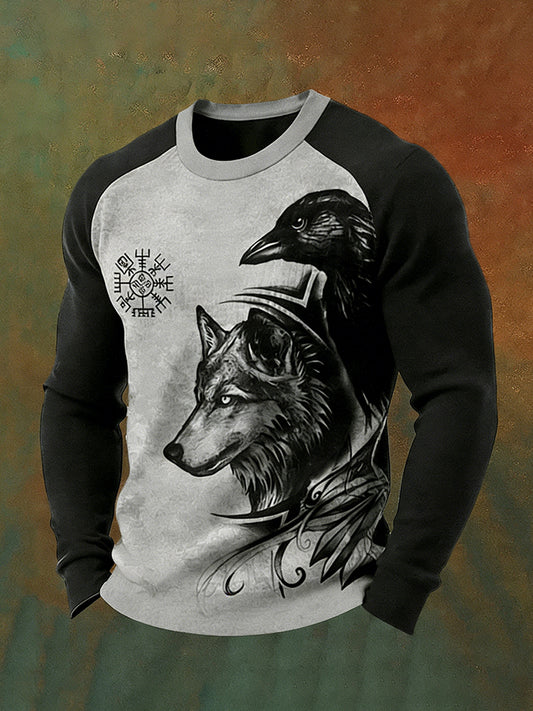 Herren Viking Lang ärmel iges T-Shirt