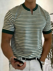 Herren-Business-T-Shirt mit V-Ausschnitt