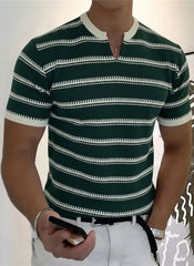 Herren-Business-T-Shirt mit V-Ausschnitt