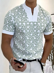 Herren-Business-T-Shirt mit V-Ausschnitt