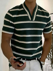 Herren-Business-T-Shirt mit V-Ausschnitt