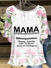 Damen-T-Shirt mit Muttertags-Print