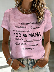 Damen-T-Shirt mit Muttertags-Print