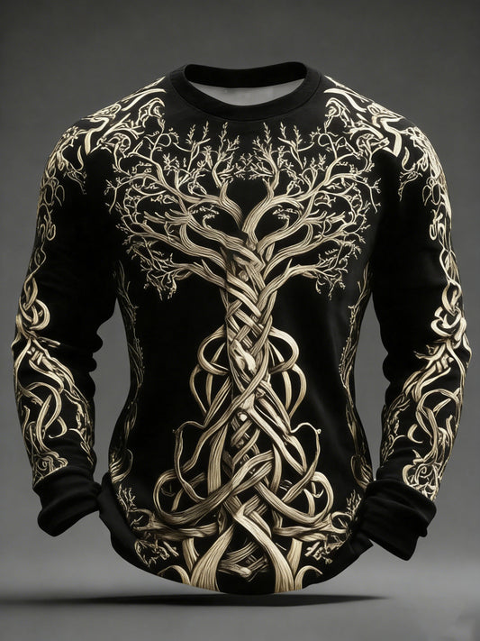Herren-Viking-Sweatshirt mit Druck