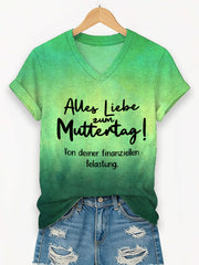 Damen-T-Shirt als Geschenk zum Muttertag
