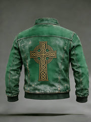 Herren keltische Vintage-Jacke