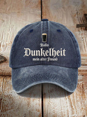 Unisex Kappe mit dem Aufdruck „Hello Darkness My Old Friend“
