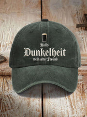 Unisex Kappe mit dem Aufdruck „Hello Darkness My Old Friend“