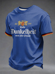 Herren-T-Shirt mit dem Aufdruck „Hello Darkness My Old Friend“