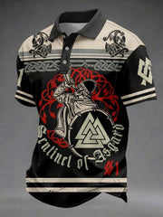 Herren-Heimdall-Print-Shirt