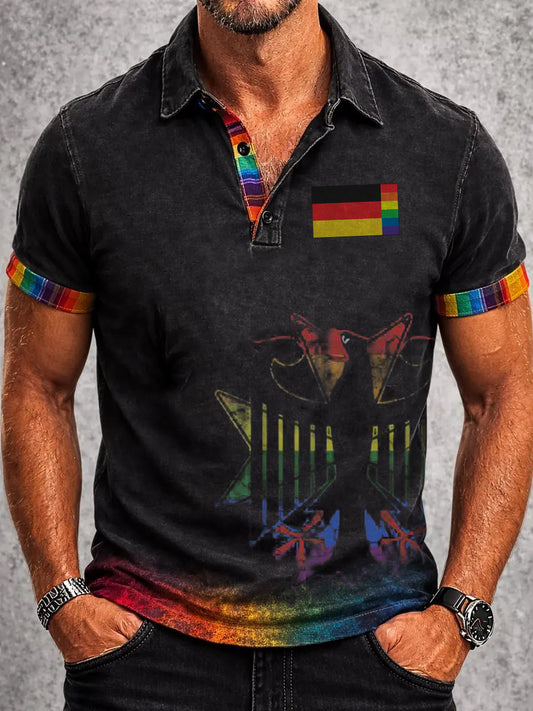 Herren-Pride-Monat-Kurzarm-Shirt