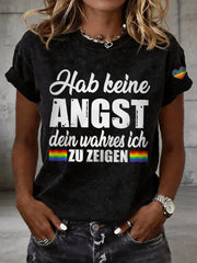 Frauen-Pride-Monat T-Shirt mit kurzen Ärmeln
