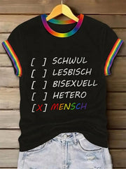 Frauen-Pride-Monat T-Shirt mit kurzen Ärmeln