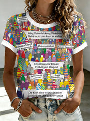 Damen-T-Shirt mit Christopher-Street-Day-Print