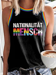 Damen-Print-Weste zum Christopher-Street-Day