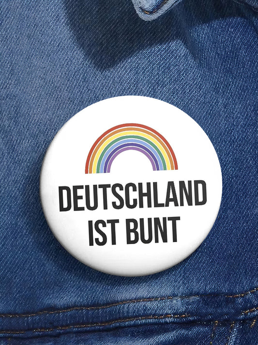 Unisex Christopher-Street-Day-Print-Brosche