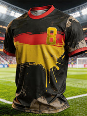Herren-Deutschland-Fußballfantrikot