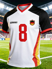 Herren-Deutschland-Fußballfantrikot